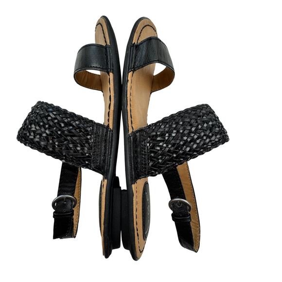 Born Concepts Vegan Leather Braided Double Strap Comfort Sandals Women's Size 8 - Picture 5 of 9